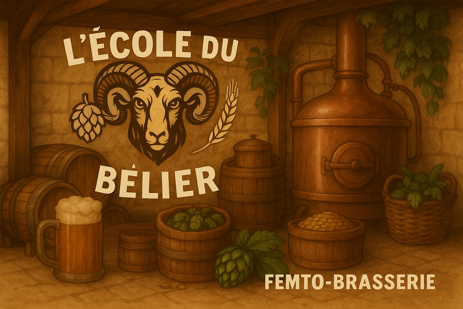 Microbrasserie L'École du Bélier, Nouvelle-Aquitaine